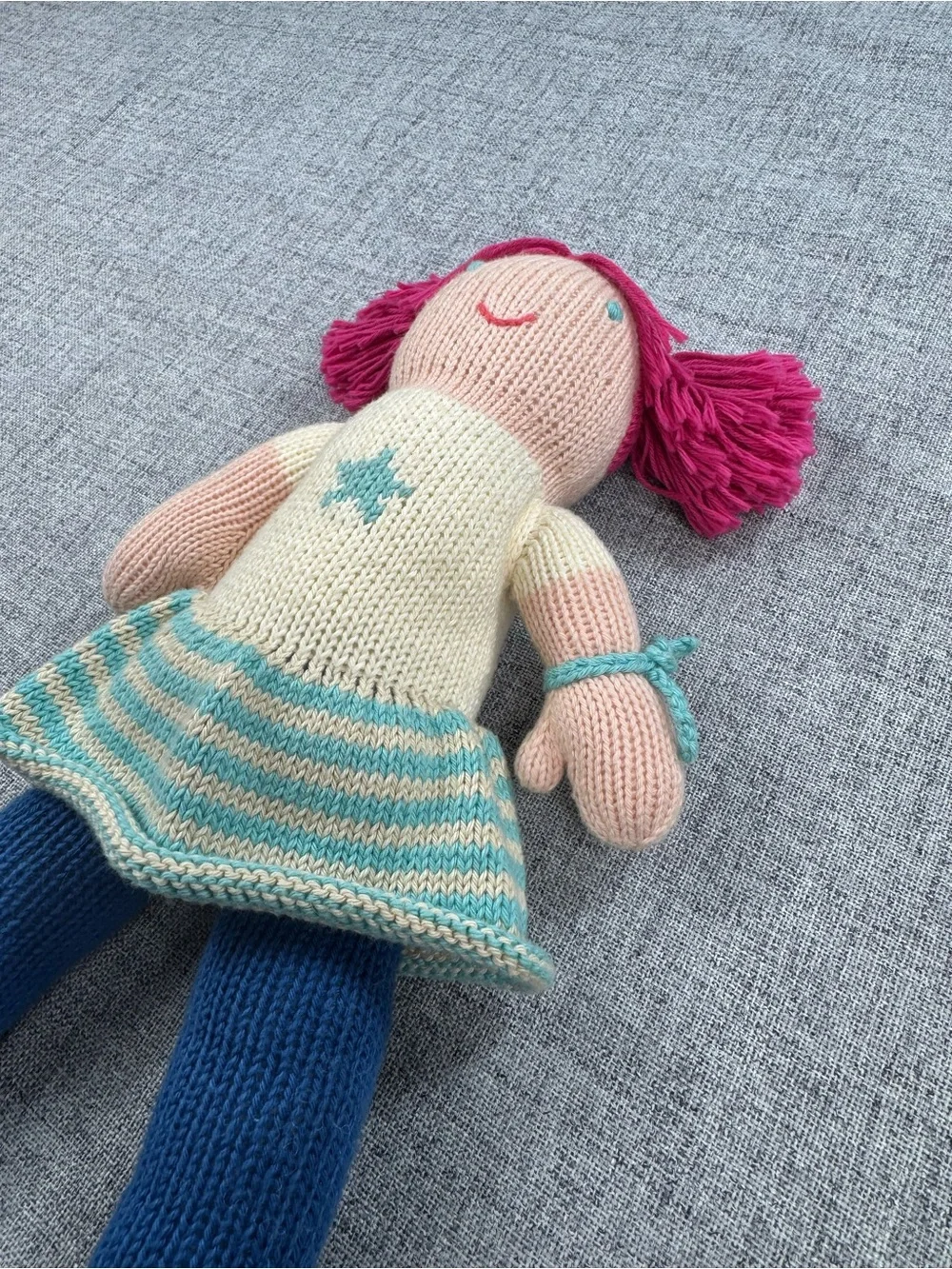 BlaBla Lola The‎ Rocker Knit Stuffed Doll 14” Tall A